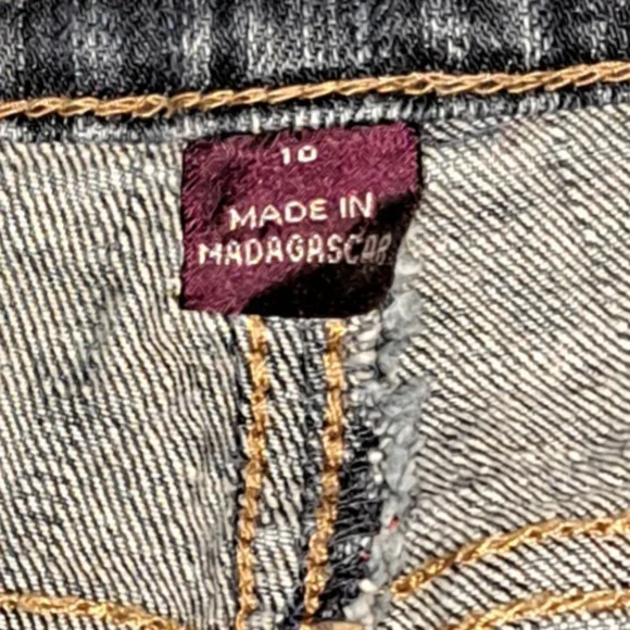 Ladies Gloria Vanderbilt blue jeans size 10 - Picture 2 of 2